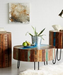 Coastal Drum Coffee Table