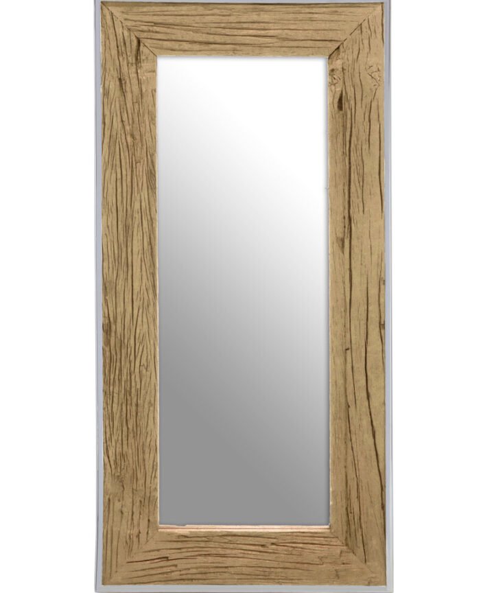 Kent Natural Wood Rectangular Wall Mirror