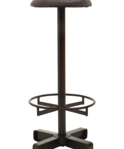 Alternative view of Belgravia Antique Blue Leather Bar Stool