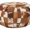 Belgravia Leather Patchwork Pouffe