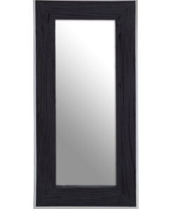 Kent Black Rectangular Wall Mirror