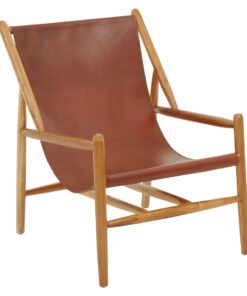 Alternative view of Colonial Antique Dark Brown Leather Chair