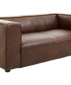 Alternative view of Boss Two Seater Mexico Brown Leather Sofa