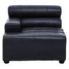 Boss Left Arm Slate Grey Leather Sofa