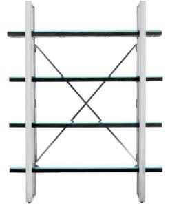 Kent Black Four Tier Shelf Unit