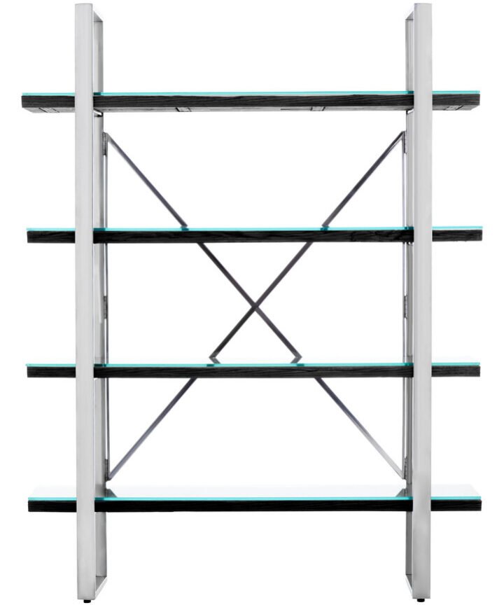 Kent Black Four Tier Shelf Unit