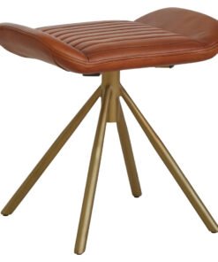 Alternative view of Belgravia Tan Leather Footstool