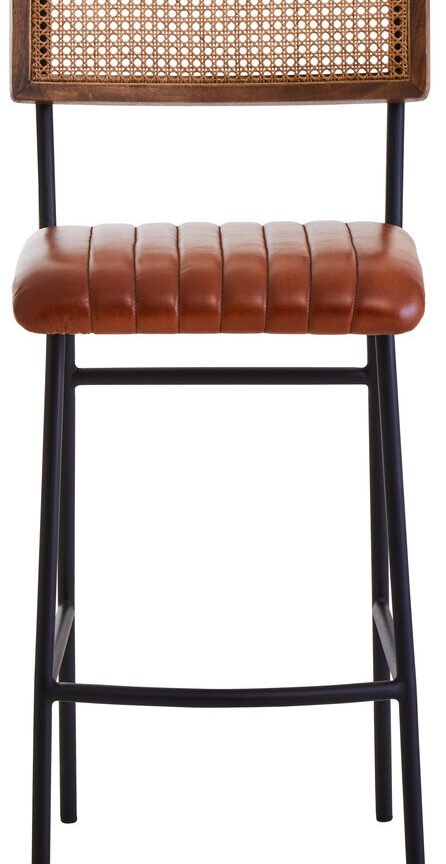 Belgravia Tan Leather Bar Chair