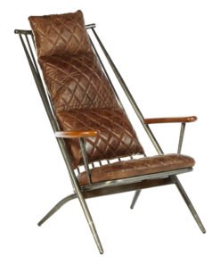 Alternative view of Farringdon Genuine Brown Leather Chair