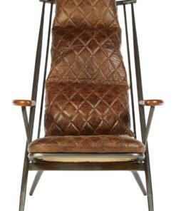 Farringdon Genuine Brown Leather Chair