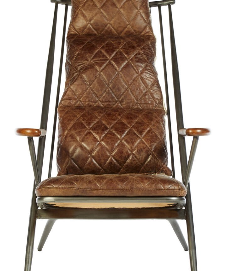 Farringdon Genuine Brown Leather Chair