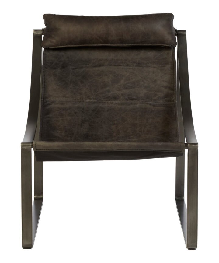 Farringdon Ebony Leather Chair
