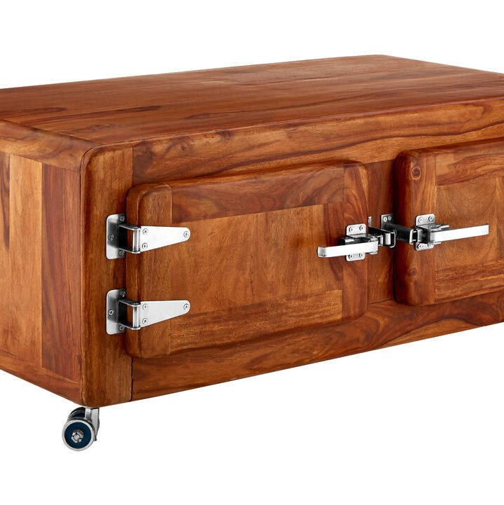 Portman Box Two Drawer Wooden Coffee Table
