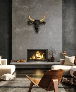 Urban Steel Bulls Head Wall Hanging