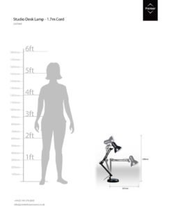 Alternative view of Payton Studio Black Desk Lamp