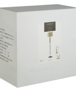 Alternative view of Mistro Cream Suede Effect Shade Floor Lamp.