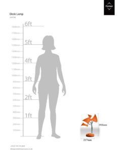Alternative view of Flexi Orange Gloss Desk Lamp