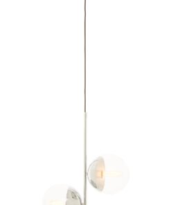 Alternative view of Revive Chrome Finish 2 Bulb Pendant Light