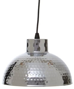 Alternative view of New Foundry Chrome Finish Iron Pendant light