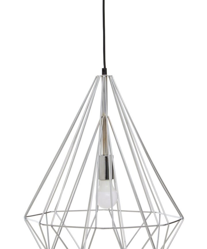 Wyra Chrome Conical Pendant light