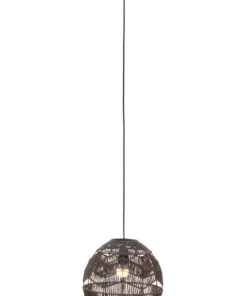 Jaya Black Paper Rope Pendant Light