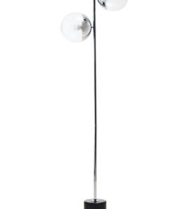 Revive Silver Finish Metal Floor Lamp