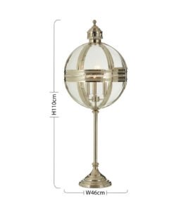 Alternative view of Hampstead Nickel Finish Table Lamp