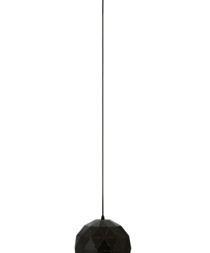 Mateo Extra Small Black and Copper Pendant Light