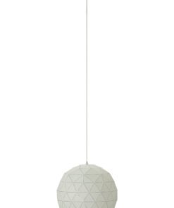Mateo Small White Pendant Light