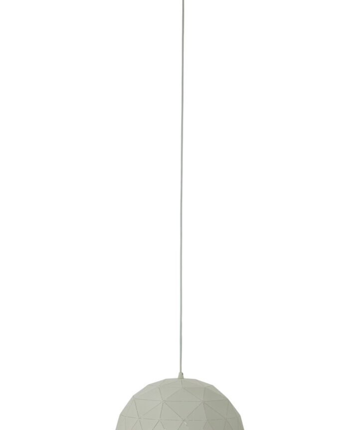 Mateo Small White Dome Pendant Light