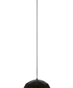 Mateo Small Black and Copper Dome Pendant Light