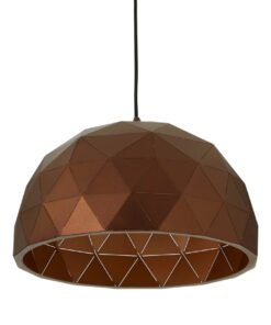 Alternative view of Mateo Small Coffee Dome Pendant Light