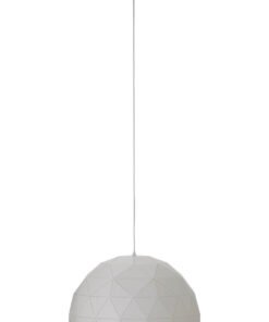 Mateo Large White Dome Pendant Light