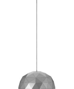 Mateo Large Silver Dome Pendant Light