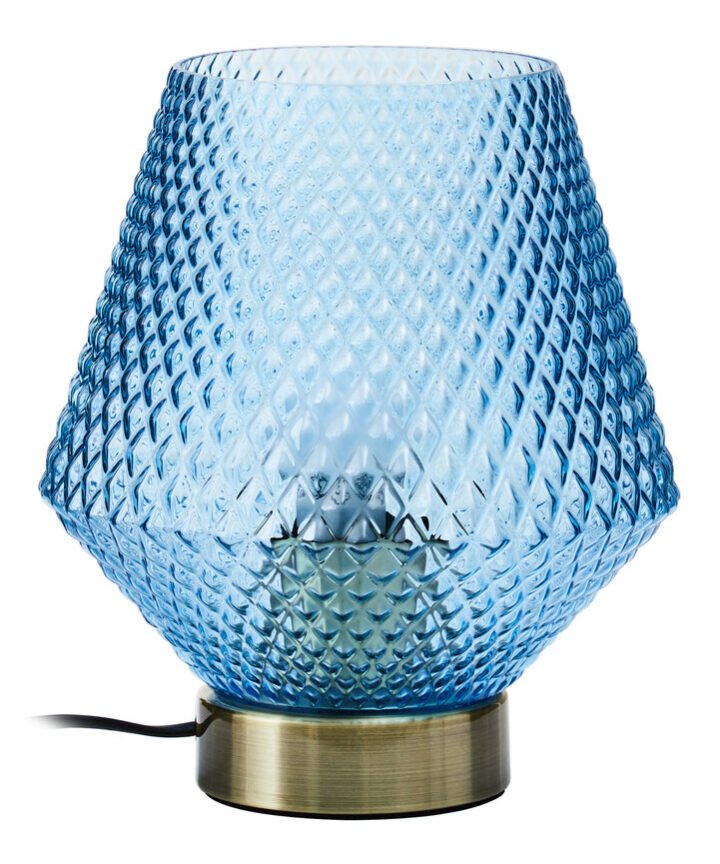 Noble Blue Glass Table Lamp