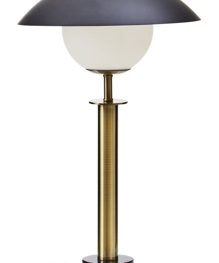 Octavia Gold Finish Metal Table Lamp