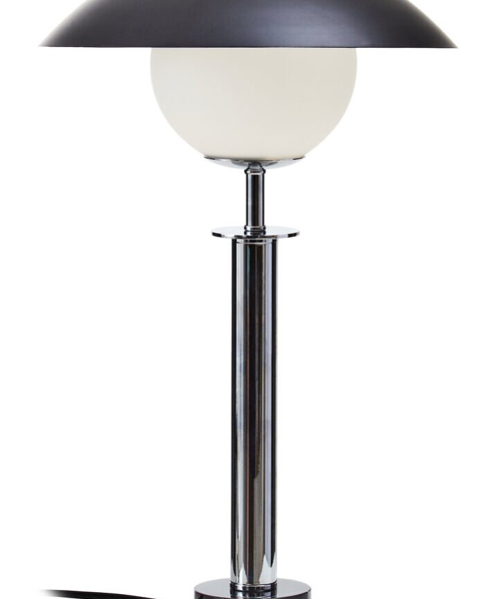Octavia Silver Finish Metal Table Lamp