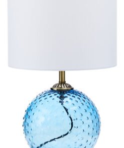Noa Blue Glass Table Lamp
