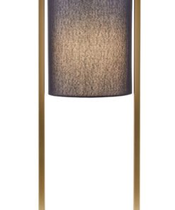Alternative view of Lara Black Shade With Gold Finish Metal Frame Table Lamp