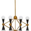 Orko Brass And Black Metal Pendant Light