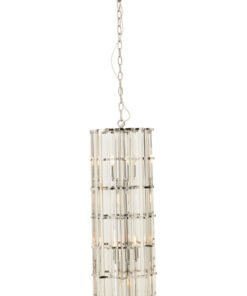 Alternative view of Karli Glass And Chrome Finish Vertical Light