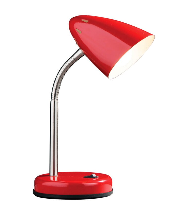 Flexi Red Gloss Desk Lamp