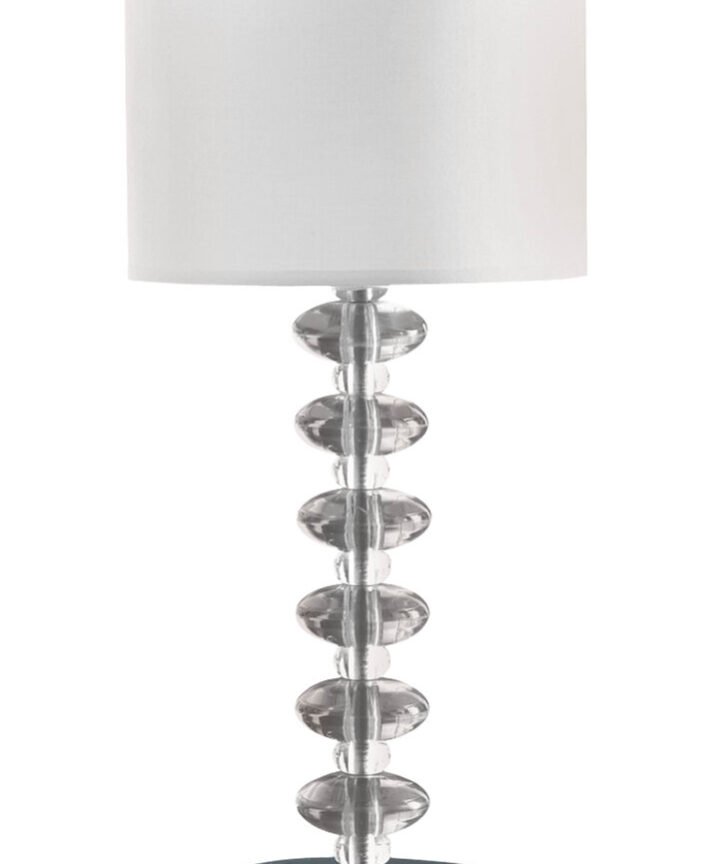 Bobi Bobble White Fabric Shade Lamp
