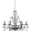 Carrington 6 Arm Crystal Chandelier