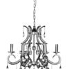 Cassandra 6 Arm Crystal Chandelier