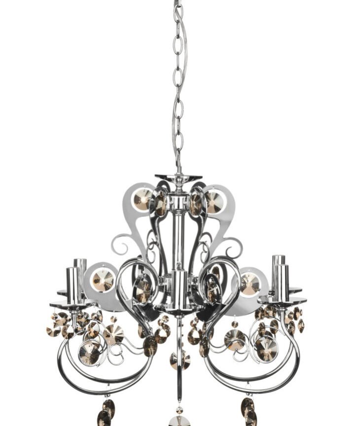 Dana 6 Arm Crystal Chandelier