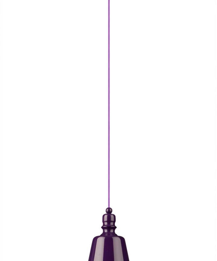 Purple Pagoda Pendant Light