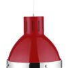 Jasper Red and Chrome Pendant Light