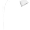 Brunswick White Metal Arched Floor Lamp