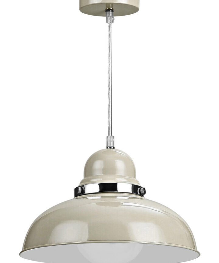Vermont Clay Colour Bowl Shaped Pendant Light